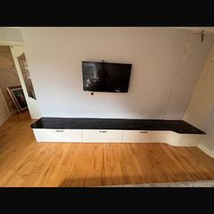 TV Unit Black Granite