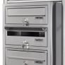 Triple Mailbox on Stand Stainless Steel Image 7