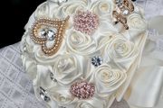 Diamonte and Pearl Wedding Bouquet