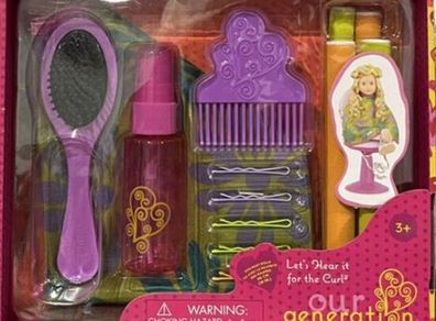 New: Our Generation Hair Dressing sets & chair