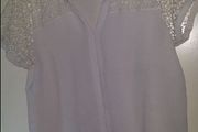 Cream lace Esmara top size UK12/14 EUR40/42 Postage included