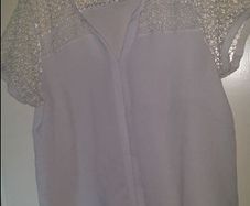 Cream lace Esmara top size UK12/14 EUR40/42 Postage included