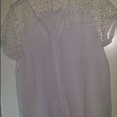 Cream lace Esmara top size UK12/14 EUR40/42 Postage included
