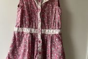 Sergent major pink floral ditsy tea dress age 4-5