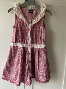 Sergent major pink floral ditsy tea dress age 4-5