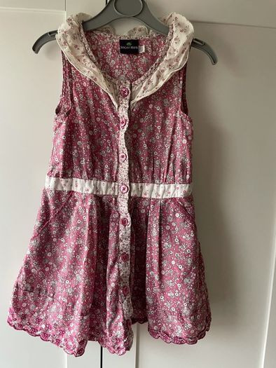 Sergent major pink floral ditsy tea dress age 4-5
