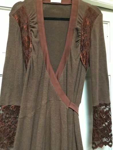 Tyrell & Brennan Wool Wrap Dress