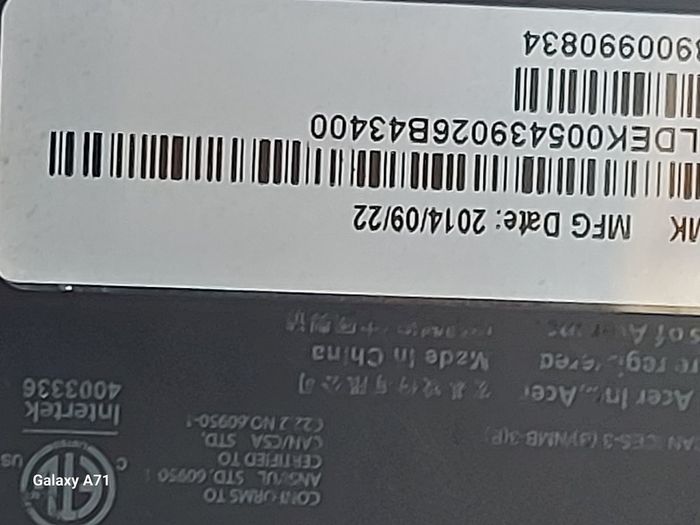 ACER ASPIRE 15, AMD A10-7300 Radeon R6, 10 Compute Cores 4C + 6G, 1.9GHz, 8GB Ram, 500GB HDD, windows 10, microsoft Edge, Opera, Chrome