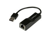StarTech USB TO ETHERNET ADAPTER 10/100 Mbps Ethernet through USB 2.0  IEEE 802.3i and 802.3u (10BASE-T, 100BASE-TX) compatible  Supports half / full-duplex operation  Crossover Detection &amp; Auto-Correction (Auto MDIX)  IEEE 802.1Q VLAN Tagging support