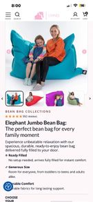 large bean bag