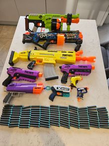 Large Nerf - X-Shot Bundle - Fortnite + Doominator + Loads of Darts
