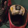 Vans X Marvel SK8-Hi Deadpool black and red leather sneakers Image 4
