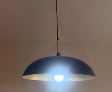 Ceiling light indigo color