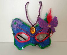 Liberty London Sequin Butterfly Masquerade Mask - New with Tags