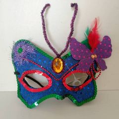 Liberty London Sequin Butterfly Masquerade Mask - New with Tags