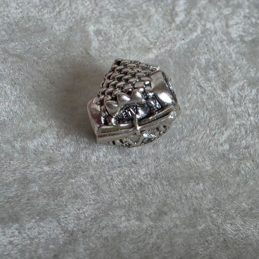 Pandora wise Owl graduation charm sterling silver with blue crystal