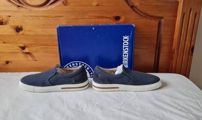 Birkingstock oswego canvas slip on Size 5 eu 38 midnight Navy Brand new boxed