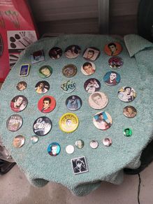 elvis presley badges