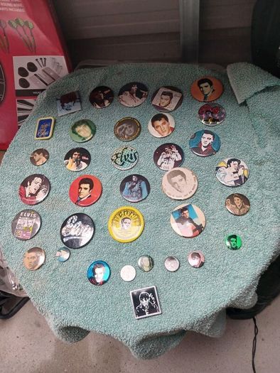 elvis presley badges