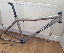 Titanium on one mtb