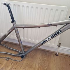 Titanium on one mtb