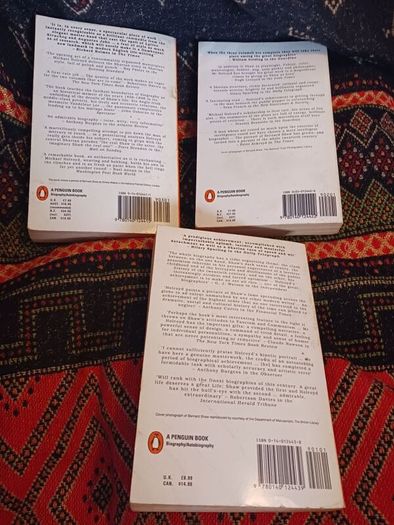 Bernard Shaw/ Michael Holroyd/penguin/ in 3 Vol.