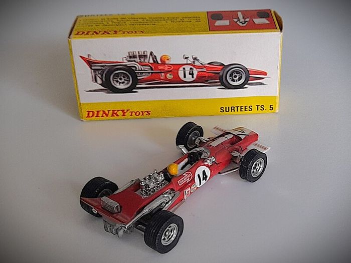 Diecast Vintage French Dinky Toys Surtees TS5 F5000 1969 - Near Mint Original Condition/Very Good Box