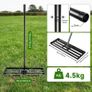 Lawn Leveling Rake Level Your Lawn 3X Faster, Perfect Weight Balance, Heavy Duty Gardening Tools with Adjustable Handle, Not Too Heavy, Not Too Small,Easy Soil & Sand Spreading for Garden Yard Golf Image 6