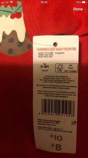Boys BNWT top 6/9 mths