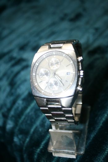Men's Seiko 7t62-0dx0 Chronograph 100 M Watch - Very Good Cond.