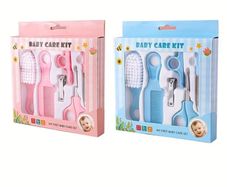 baby hair brush and more stuff in box