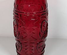 Tikki Glass - Large - Red - Preowned - Cocktails, Gift