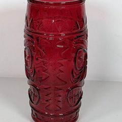 Tikki Glass - Large - Red - Preowned - Cocktails, Gift