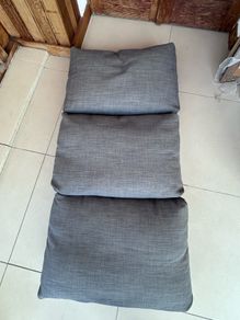 3x Grey Cushions for Ikea Friheten sofa bed