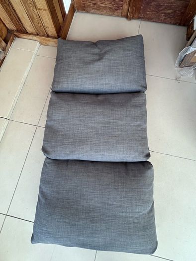 3x Grey Cushions for Ikea Friheten sofa bed