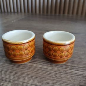Hornsea Vintage Pottery Saffron Egg Cups