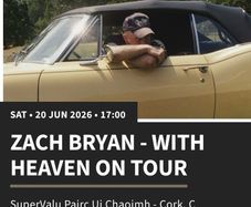 Zack Bryan - 1 seating ticket for sale -Price reduced
