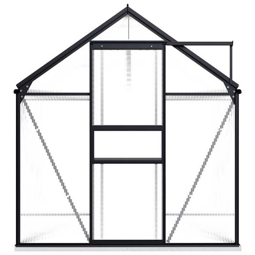 Garden Shed Brown 205x129x183 cm Galvanised Steel