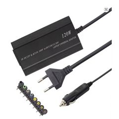 120W Universal Portable AC Laptop Power Adapter 12V-24V Charger (UK Plug)