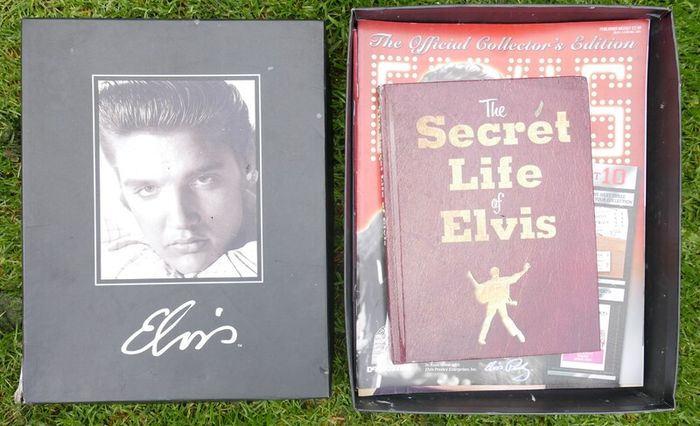 Elvis Presley Deagostini Collectors Box & Collectors Items