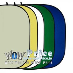 30513 150x200 Collapsible Reflector Gold Silver Green Blue Diffuser 7in1