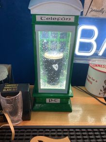 Guinness light up phone box
