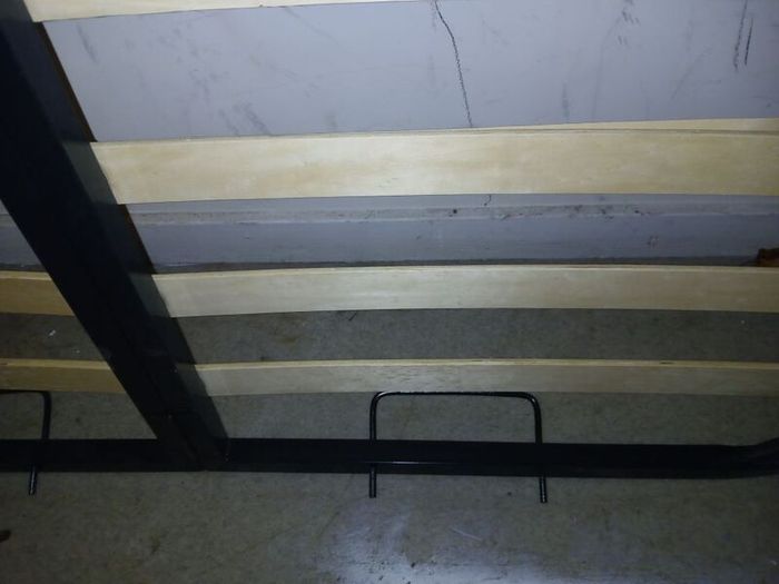 Camping double bed frame