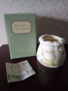 Aynsley Edwardian Kitchen Garden Seed Bag NEW Boxed