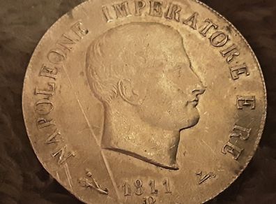 Regina details 5 lire