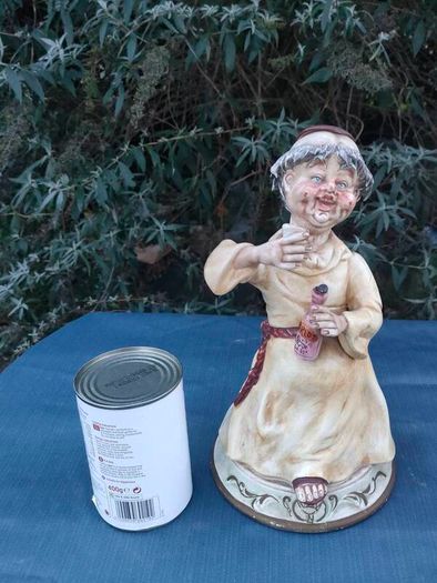 Vintage 10" Capodimonte "Merry Monk"