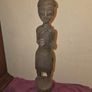 Vintage Carved African Tribal Art Statue Image 4