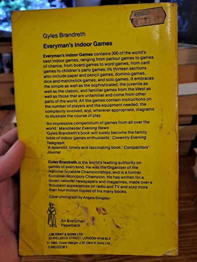Everymans Indoor Games by Gyles Brandreth