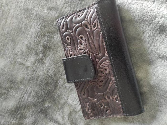 Cow leather wallet