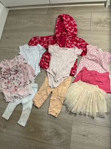Baby girl summer clothes bundle 9-12 months